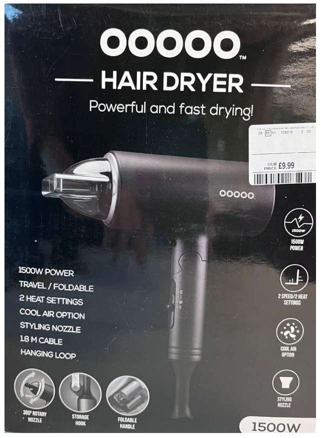 OOOOO Hairdryer